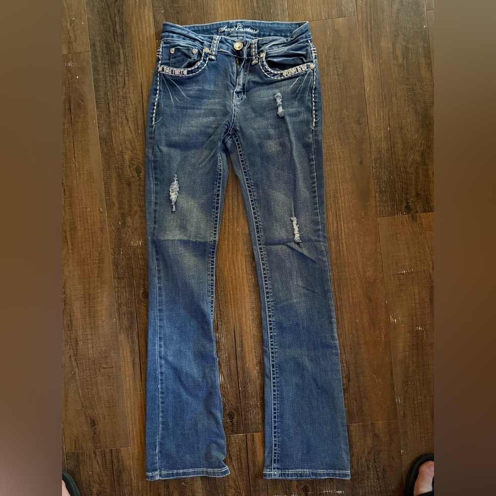 Classic Blue Straight Leg Jeans